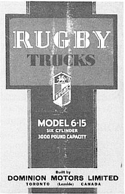 1932 Durant Rugby Truck - Built By Dominion Motors Toronto Canada